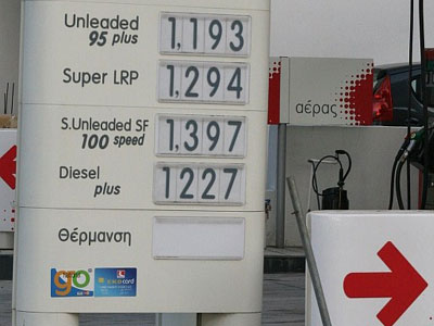 Μείωση του φόρου κατανάλωσης σε βενζίνη και πετρέλαιο ζητά το ΚΕ.Π.ΚΑ